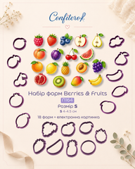Cutter Set Berries & Fruits Size S