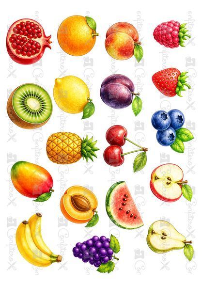 Cutter Set Berries & Fruits Size L