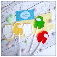 Form-mold for lollipops Among Us FS36