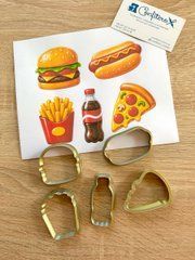 Set of mini cutters N157 Fast food size M