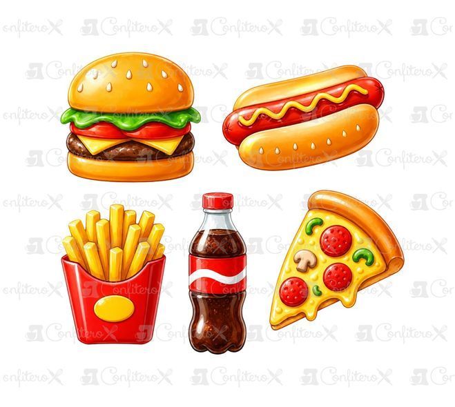 Набір міні-форм N157 Fast food розмір M