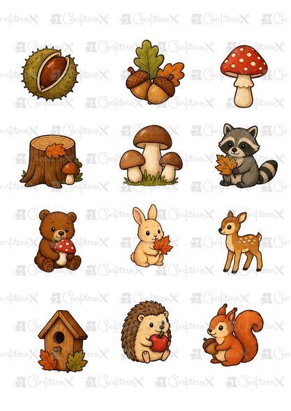 Набор форм N177 Autumn Forest размер M