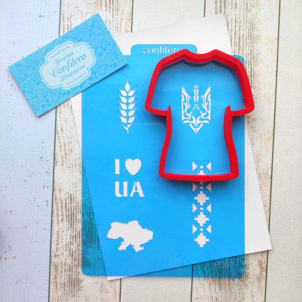 Set FP167 T-shirt with Ukrainian symbols