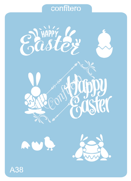 Stencil A38 Easter svg file