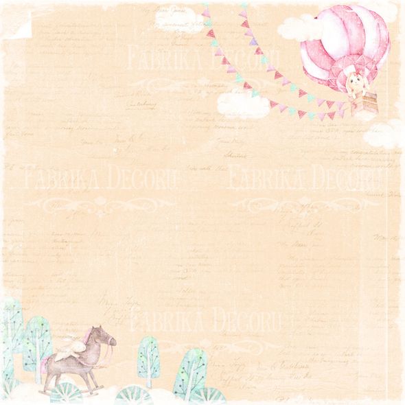 BACKGROUND SET DREAMY BABY GIRL 20X20 CM 10 SHEETS
