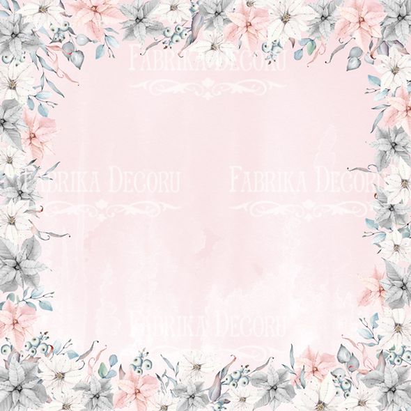 BACKGROUND SET WINTER MELODY 20X20 CM 10 SHEETS